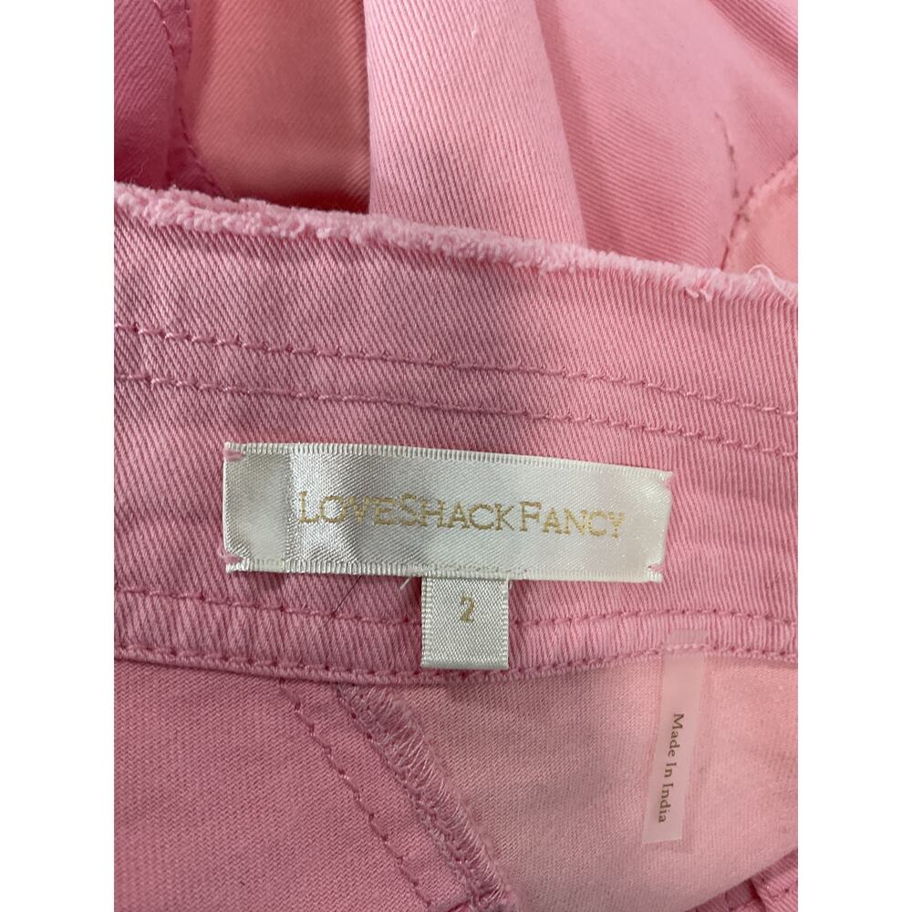 Loveshackfancy Patchwork Pastel Pink Colorblock C… - image 4